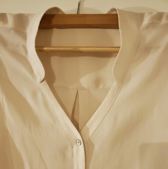 Beautiful Cream Sheer Blouse - Picture 2 of 7